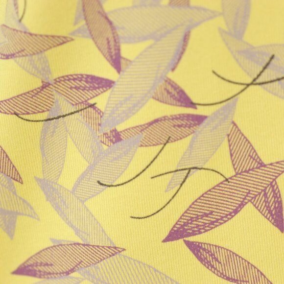 The North Face Women's Medium Yellow Leaf Scoop Neck Puff Sleeve Tech Tee - Picture 8 of 9